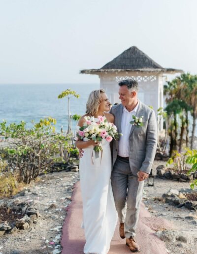 barefoot bride Tenerife wedding planning